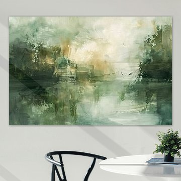 Composition abstraite moderne dans des tons neutres