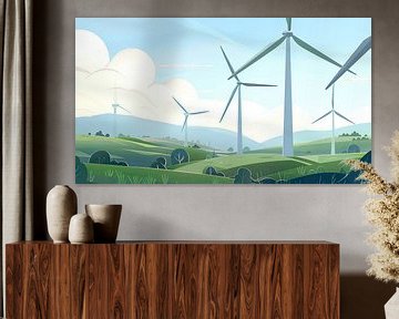 Energietransitie & windmolens van PixelPrestige