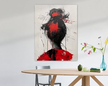Japanse geisha, acryl van ColorWorldwide