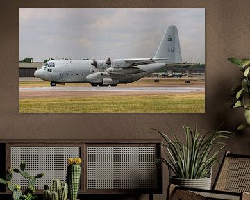 Lockheed C-130H Hercules van de Zweedse Luchtmacht. van Jaap van den Berg