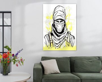 ninja-portret van irvan halim