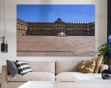 BADEN-WÜRTTEMBERG : NIEUW KASTEEL STUTTGART van Photoart-Naegele