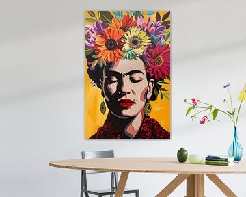 Frida - Kleurrijk portret van Felix Brönnimann