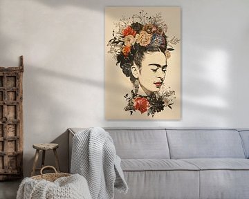 Bloemenportret Frida van Felix Brönnimann