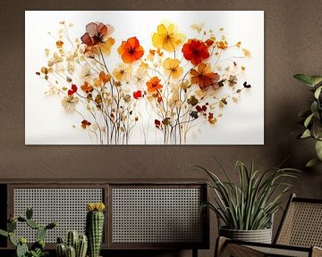 Bloemen Compositie van Dakota Wall Art