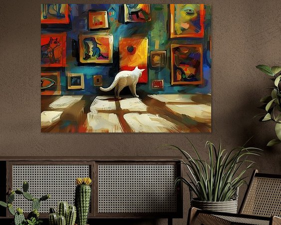 Example of the artwork in a room