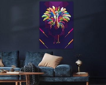 OSTRICH IN WPAP by Taufan Heriyansyah