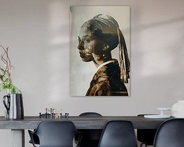 Fonkelend licht - Dynamisch meisje met de parel