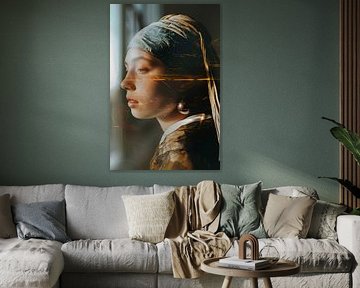 Fonkelend licht - Dynamisch meisje met de parel