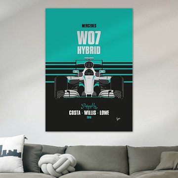 MY 2016 Mercedes F1 W07 by Chungkong Art