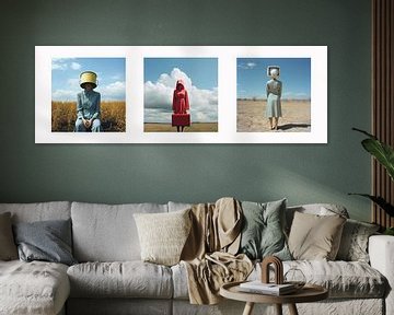 Collage van dverse AI beelden van Hans Hordijk