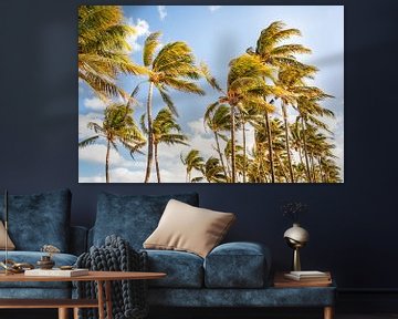 Miami city, zomer, palm bomen - Zuid Florida, Amerika, Verenigde Staten - foto print- fotografie van LotsofLiekePrints