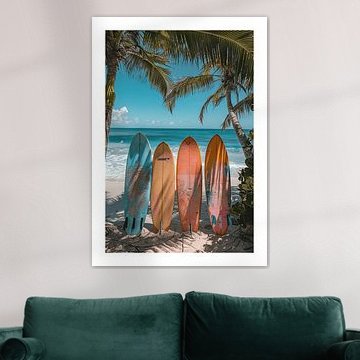 Surfing von Poster Art Shop