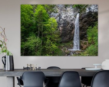 Wildensteiner Wasserfall in Oostenrijk in de lente van Sjoerd van der Wal Fotografie