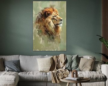 Leeuw - Leeuw van Poster Art Shop