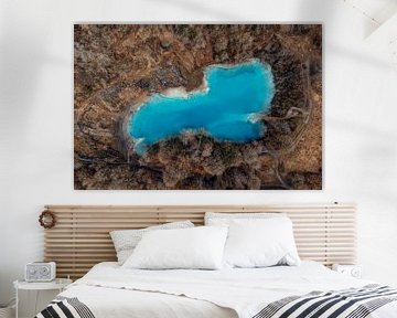 Blauw meer in de Harz van Oliver Henze