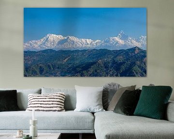 De Himalaya met de Annapurna van Roland Brack