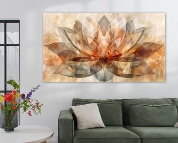 Lotus abstract van Thea