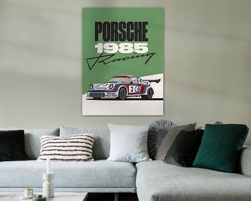 Porsche 1985 Racing van Gapran Art
