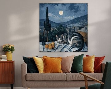 Maanlicht over het Dorp van Matteo Bellini