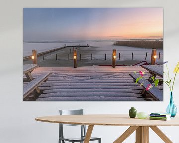 Winters terras aan het Zuidlaardermeer van KB Design & Photography (Karen Brouwer)