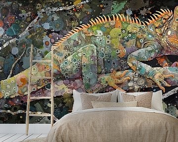 Chameleon Artwork | Cosmic Camouflage