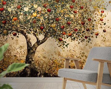 Fruitboom Schilderij | Bounty of Twilight van Blikvanger Schilderijen