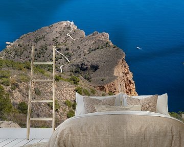 Kliffen in het natuurpark aan de Middellandse Zeekust