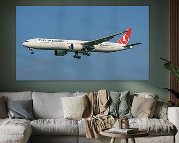 Turkish Airlines Boeing 777-300ER passagiersvliegtuig.