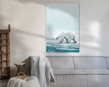 Eisbär von Poster Art Shop