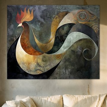 Haan Schilderij | Eternal Dance of Dawn