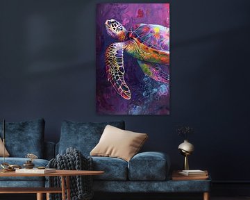 Sea turtle by Poster Art Shop