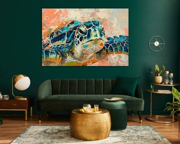 Sea turtle by Poster Art Shop