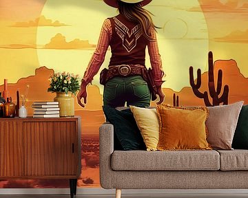 Cowgirl in der Wüste von haroulita