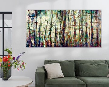 Abstract forrest van Joan Engels