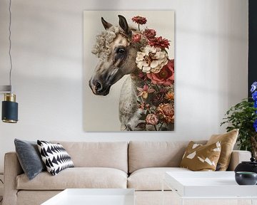 Paard met bloemen van haroulita