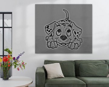 Dalmatier puppy tekening van Jose Lok