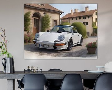 Porsche 911 in een Italiaanse sfeer