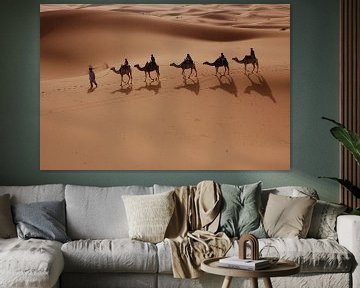 Caravan desert by Marry Fermont