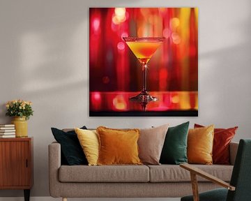 Luxe cocktail oranje van TheXclusive Art