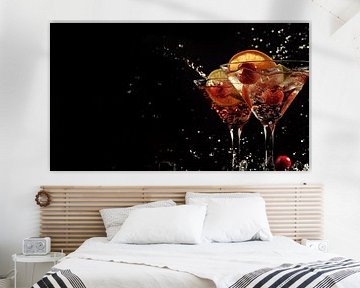 Luxe cocktails panorama van TheXclusive Art