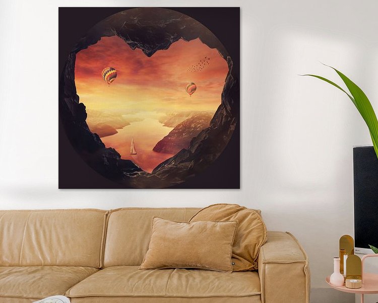 Example of the artwork in a room