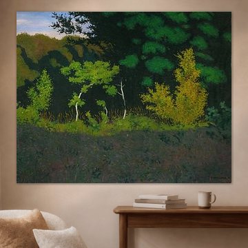 Félix Vallotton - Am Rande des Waldes (1920)