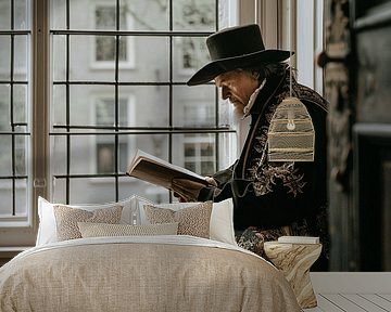 Porträt Mann im Stil von Vermeer