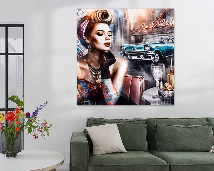 Example of the artwork in a room