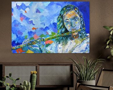 De fluitist van pol ledent