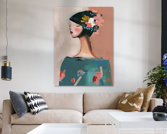 Example of the artwork in a room