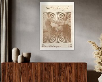 Meisje en Cupido - William-Adolphe Bouguereau van DOA Project