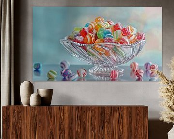 Snoep in glas panorama van TheXclusive Art
