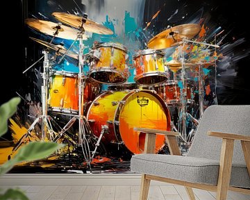 MUSIK KUNST Schlagzeug von Melanie Viola